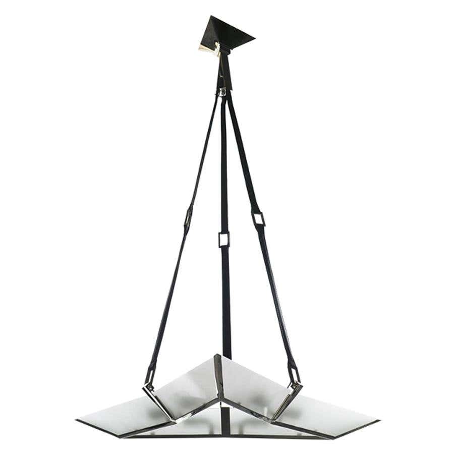 Strap Fixture Leather Strap Lighting - 107 For Sale on 1stDibs | leather strap ...