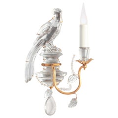 Certified Maison Bagues Sconce, Iron and Crystal 1 Light #15694