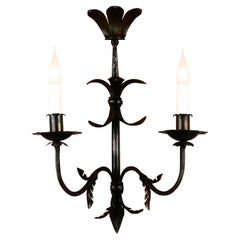 Certified Maison Bagues Sconce, Iron and Crystal 2 Lights #17920