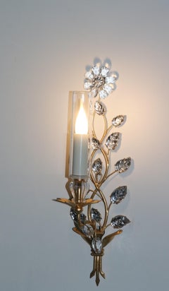 Certified Maison Bagues Sconce, Iron & Crystal - 1 Light #00041