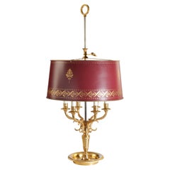 Certified Maison Bagues Table Lamp Bouillotte, Bronze 6 Lights #18058