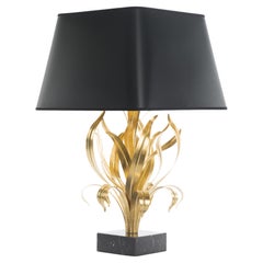 Certified Maison Baguès Table Lamp with Marble Base