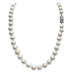 Zertifizierte Mikimoto Nachlass Akoya Perlenkette