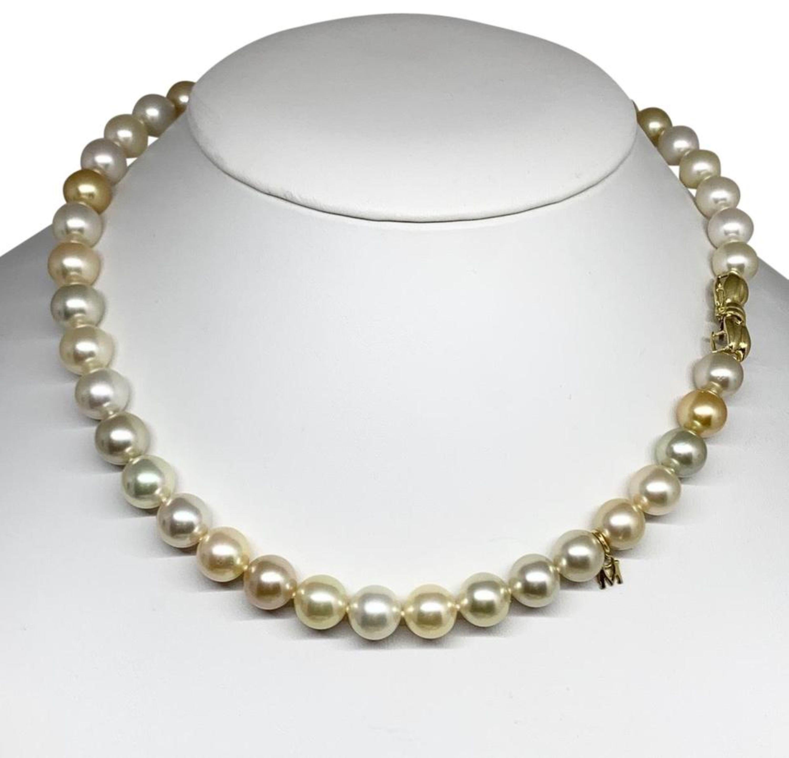 Certified Mikimoto Estate South Sea Pearl Necklace 1