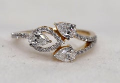 Certified moissanite 14k Gold ring band Hallmark solid Gold certified gold ring