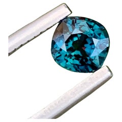 Zertifizierte natürliche 1,10 Karat lose Sapphire Kissen Form Edelstein für Ring 