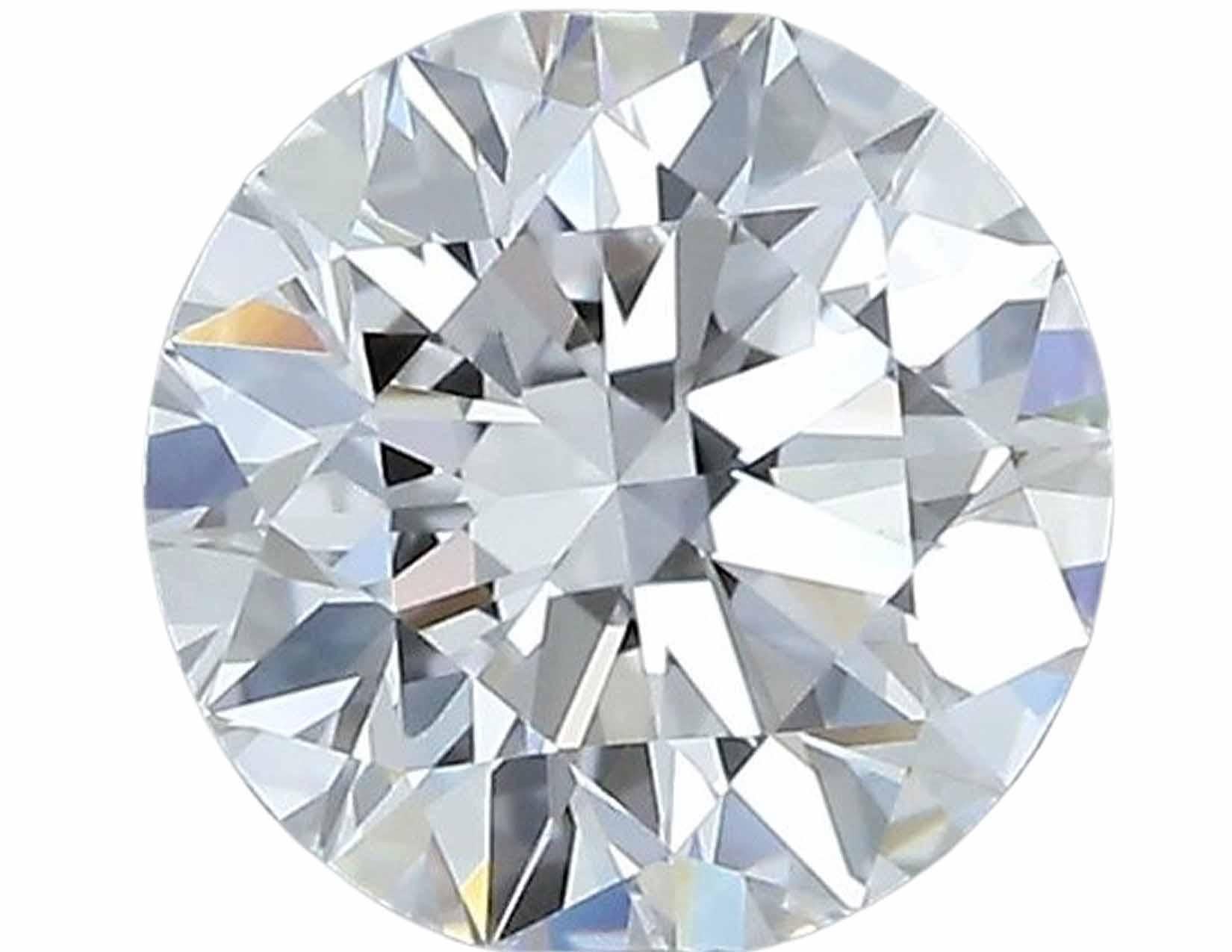 Contemporary GIA Certified 2.02 Carat Round Cut Diamond D Color VVS2 Clarity Studs Earrings For Sale