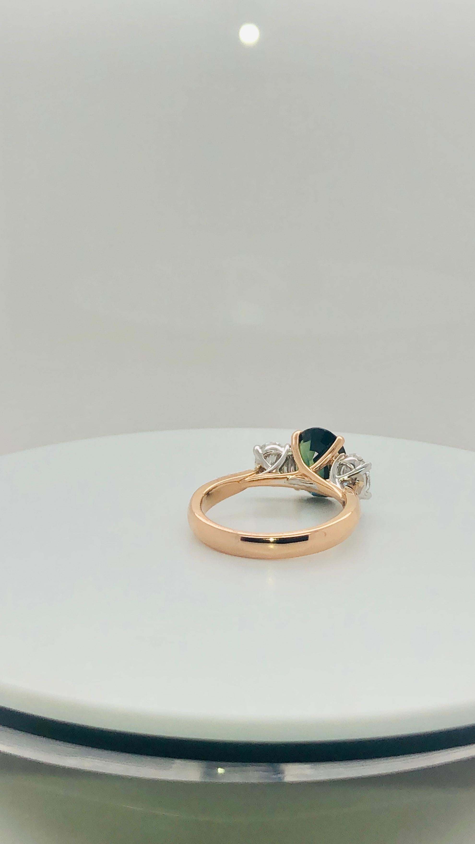 australian sapphire engagement ring