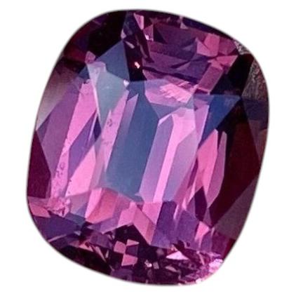 Certified Natural 3.13 Ct. Spinel loose gemstone, Cushion cut, Tanzania