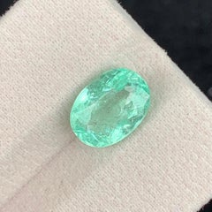 Certified Natural Bluish Green Paraiba Tourmaline 4.59Ct Oval Cut Loose Gemstone