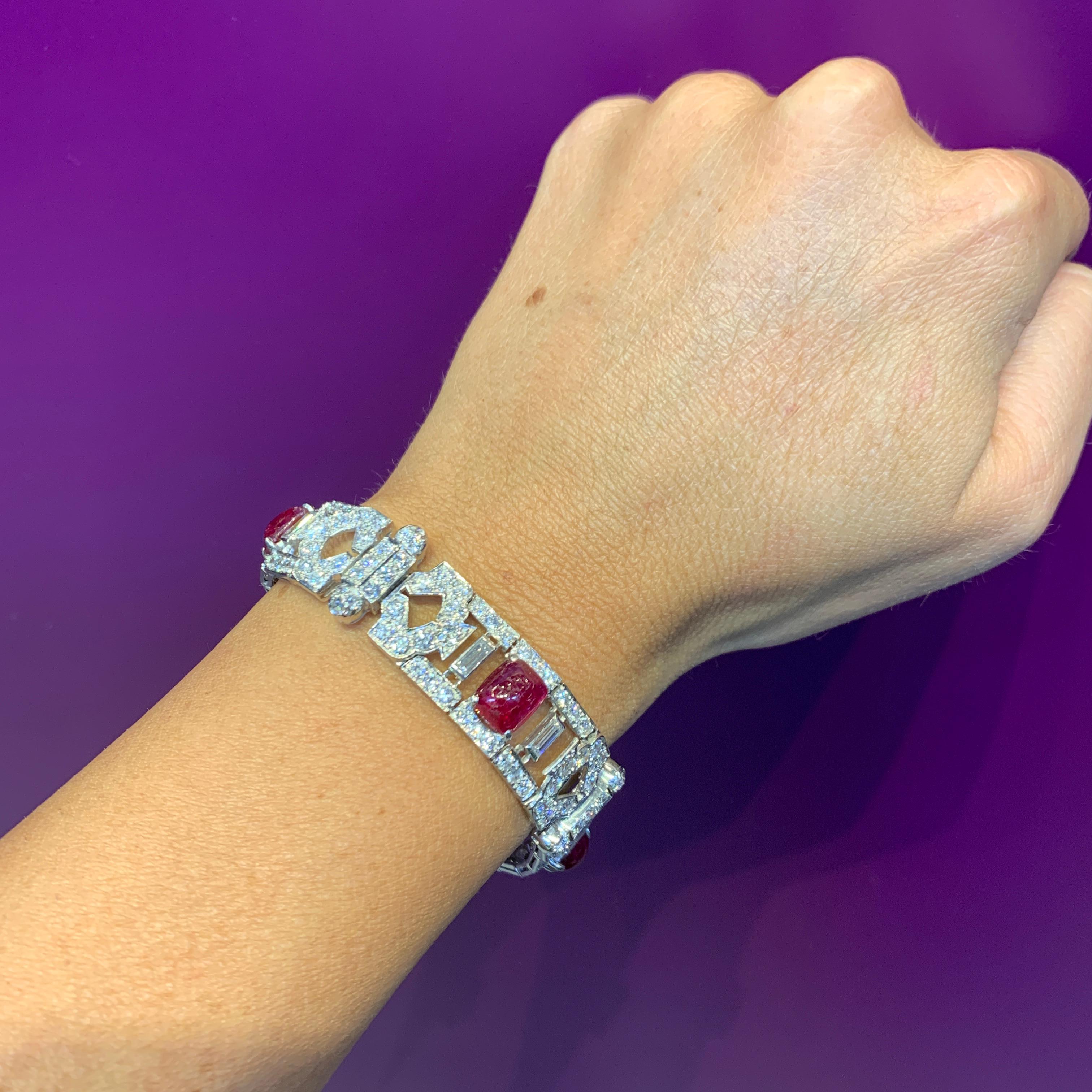 burmese ruby bracelet