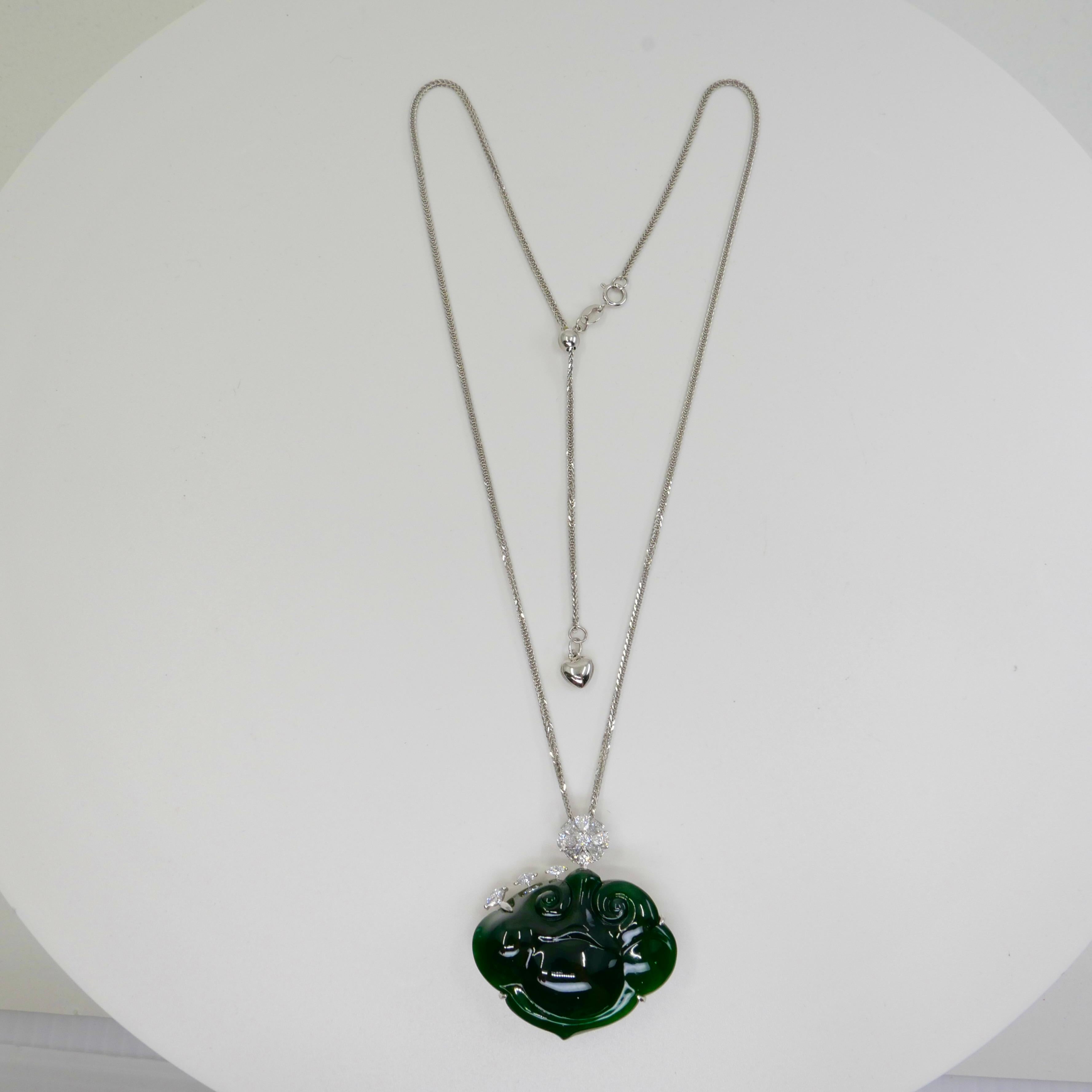 ruyi jade pendant
