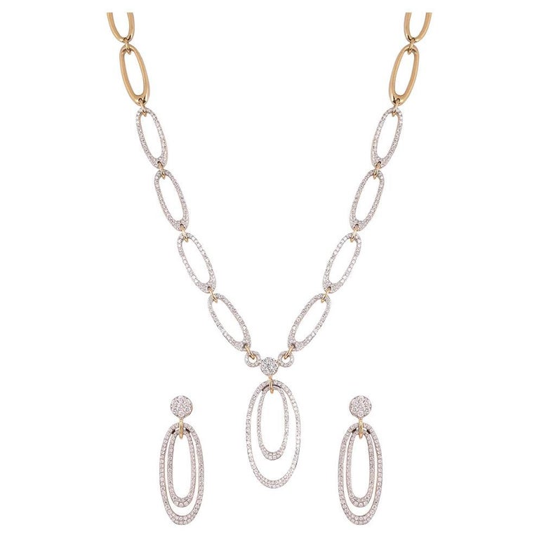 Ensemble collier et boucles d'oreilles pour femmes, bijoux à la mode aicaine, nigérian, plaqué