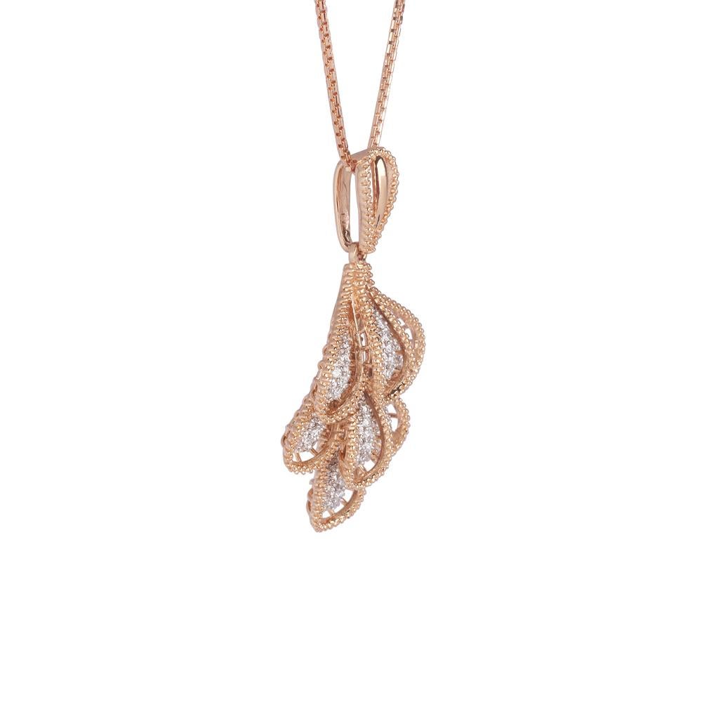 IGI-zertifizierte 18 Karat Gold 1,5 Karat natürliche Diamant F-VVS Designer-Ohrringe mit Anhänger (Zeitgenössisch) im Angebot