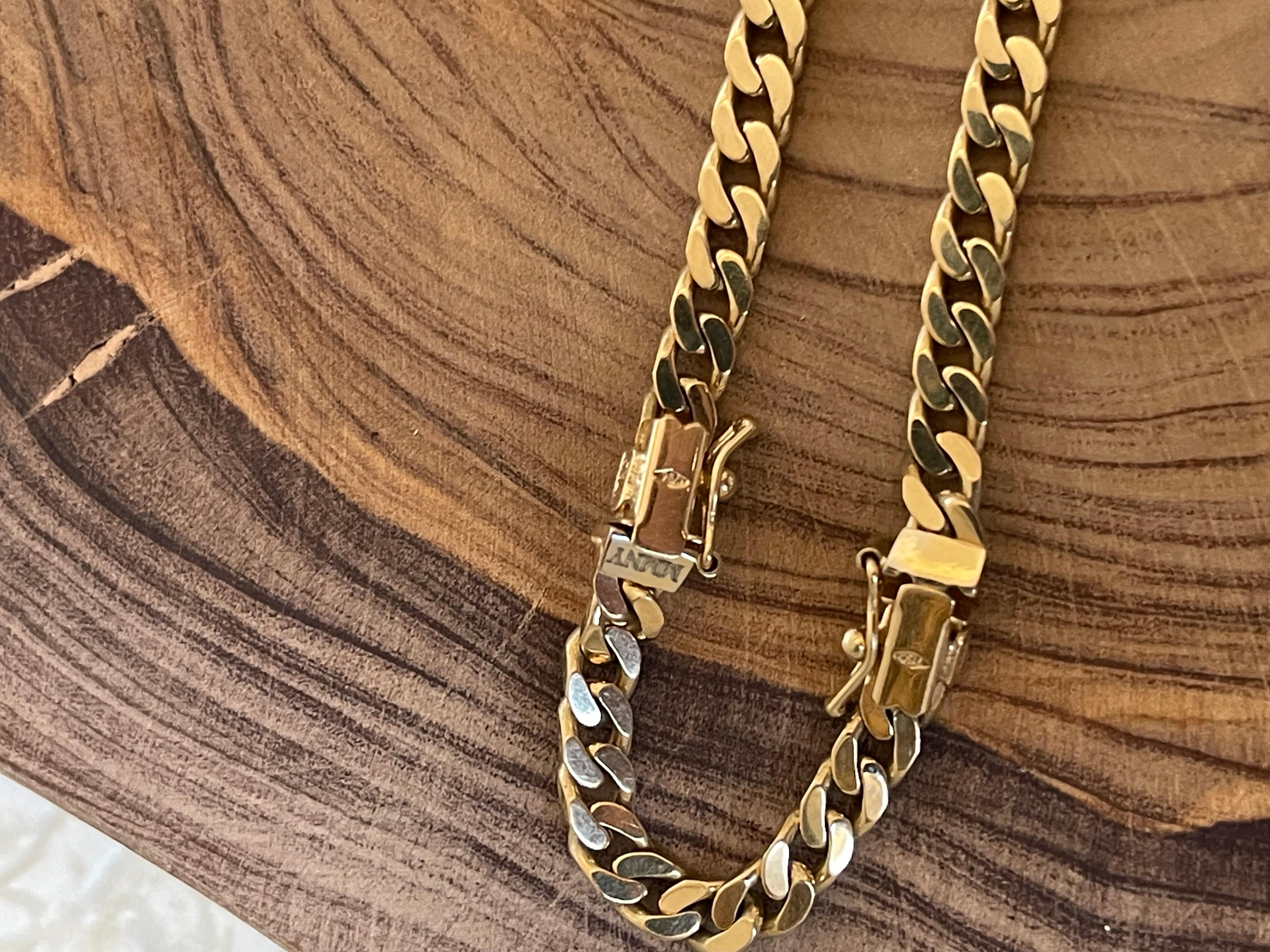 Emeraude Naturelle Certifiée Double Pendentif Diamond Drop Miami Link Chain Necklace  en vente 2