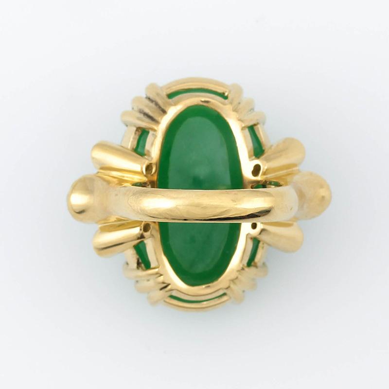 jade and sapphire ring