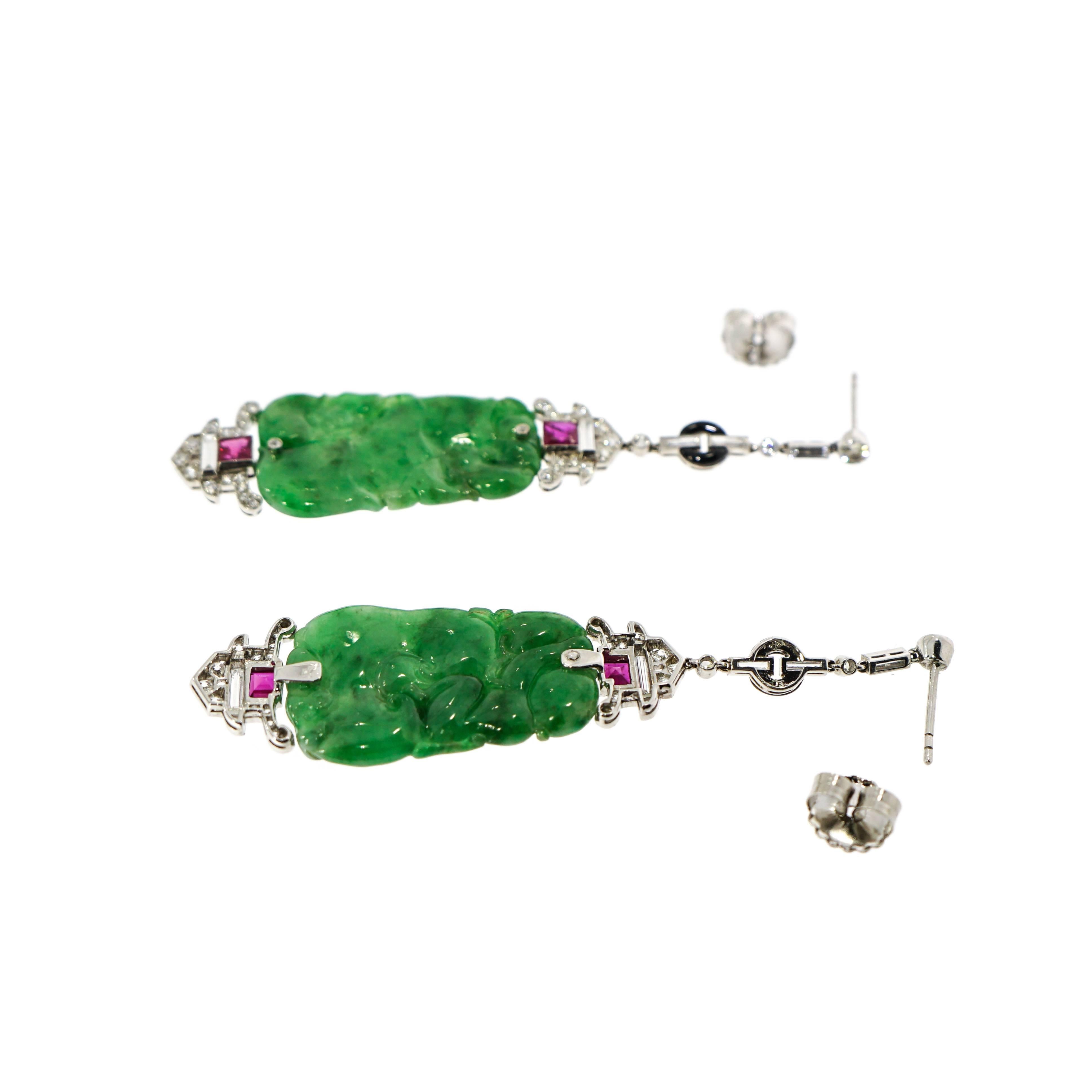 modern jade earrings