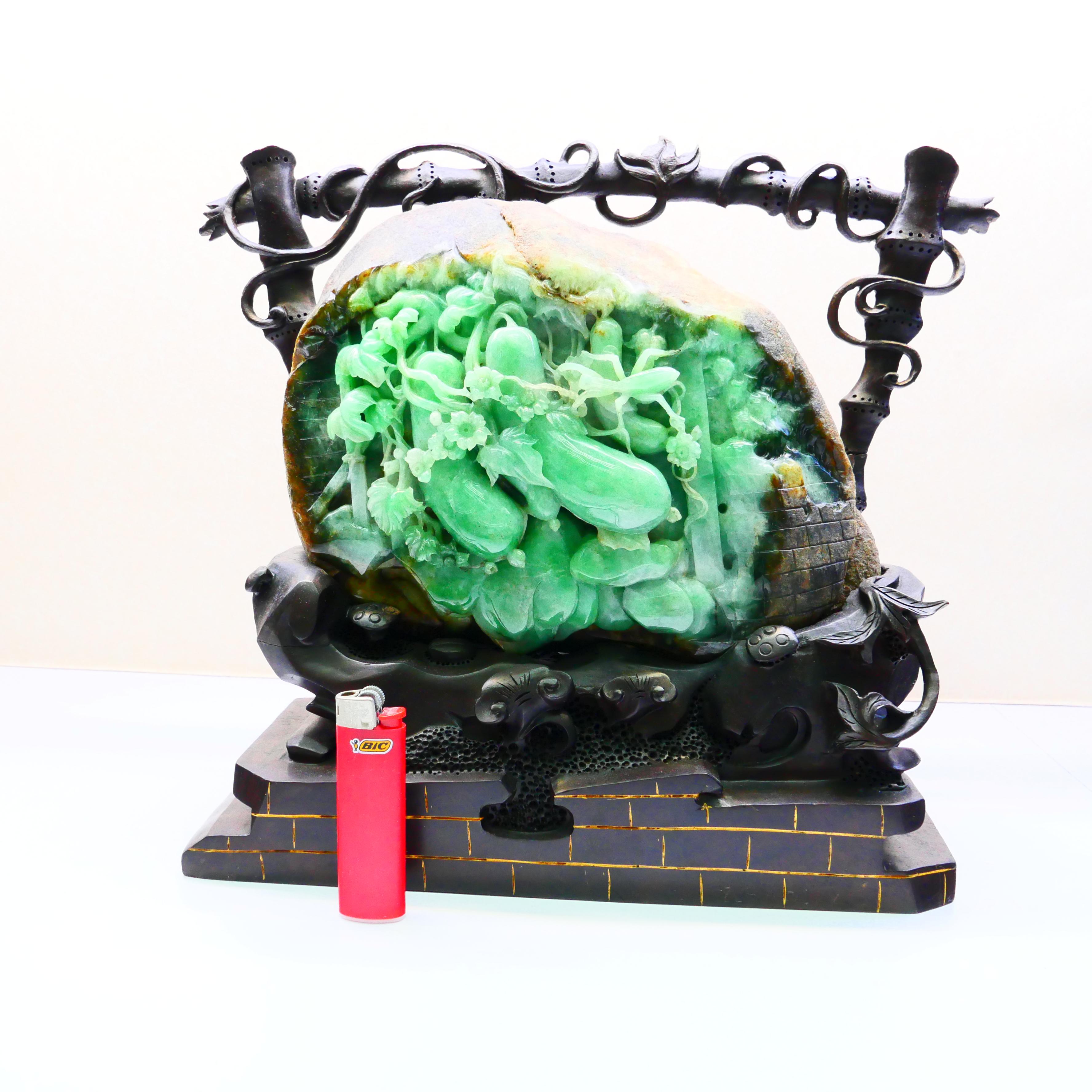 From our extensive Jade collection, here is another one to add to someones important collection. This piece was carved in the period of 