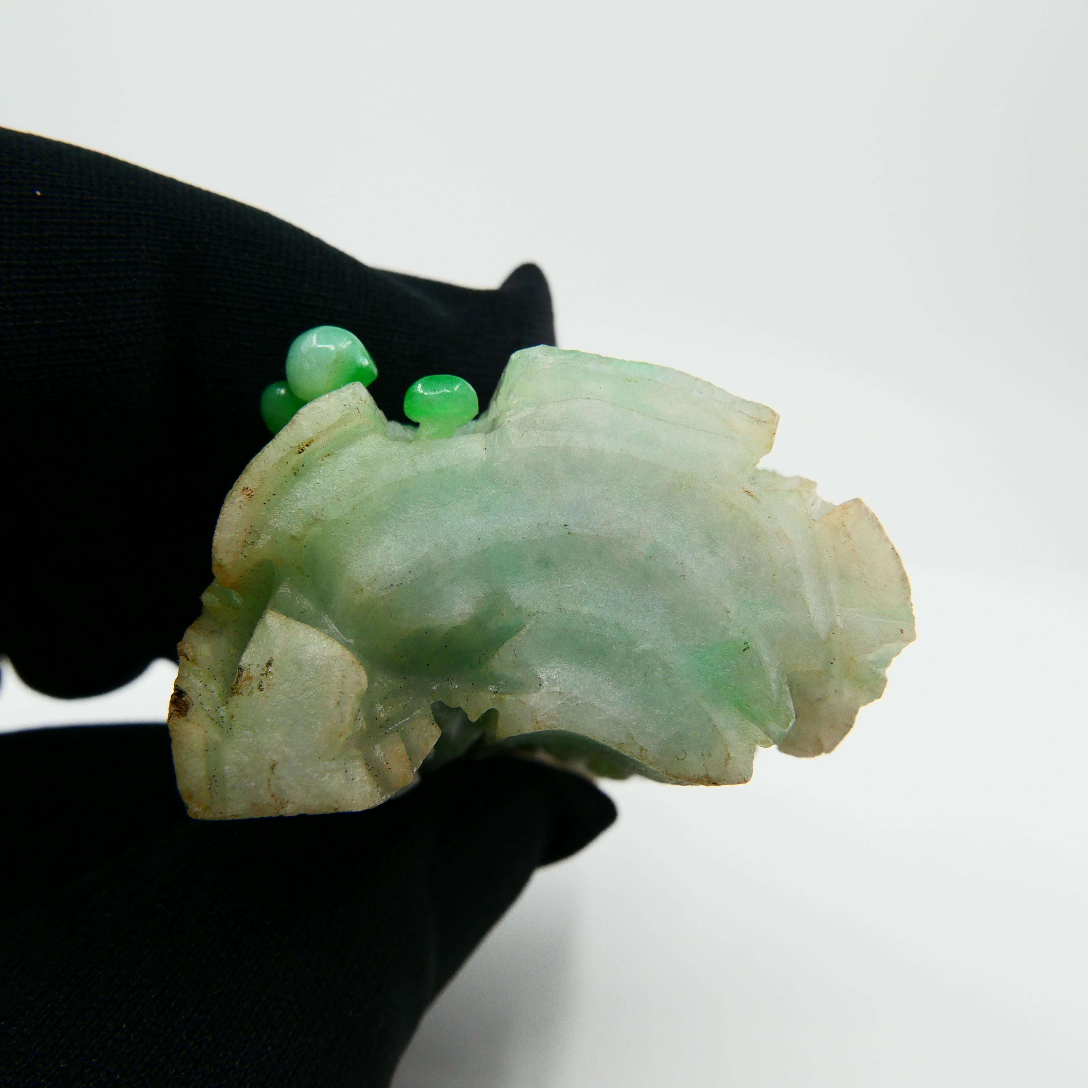 Zertifizierter Jadeit-Dekor aus Naturjade, Titel 