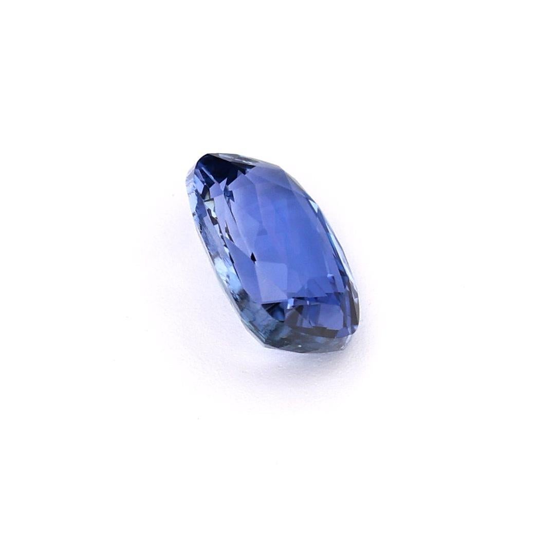 Certified Natural No heat Blue Sapphire Ceylon Origin Gemstone 1.15 Ct For Sale 4