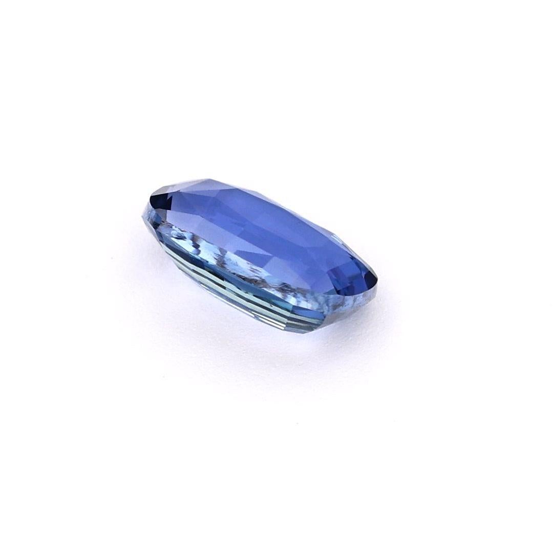 Certified Natural No heat Blue Sapphire Ceylon Origin Gemstone 1.15 Ct For Sale 2