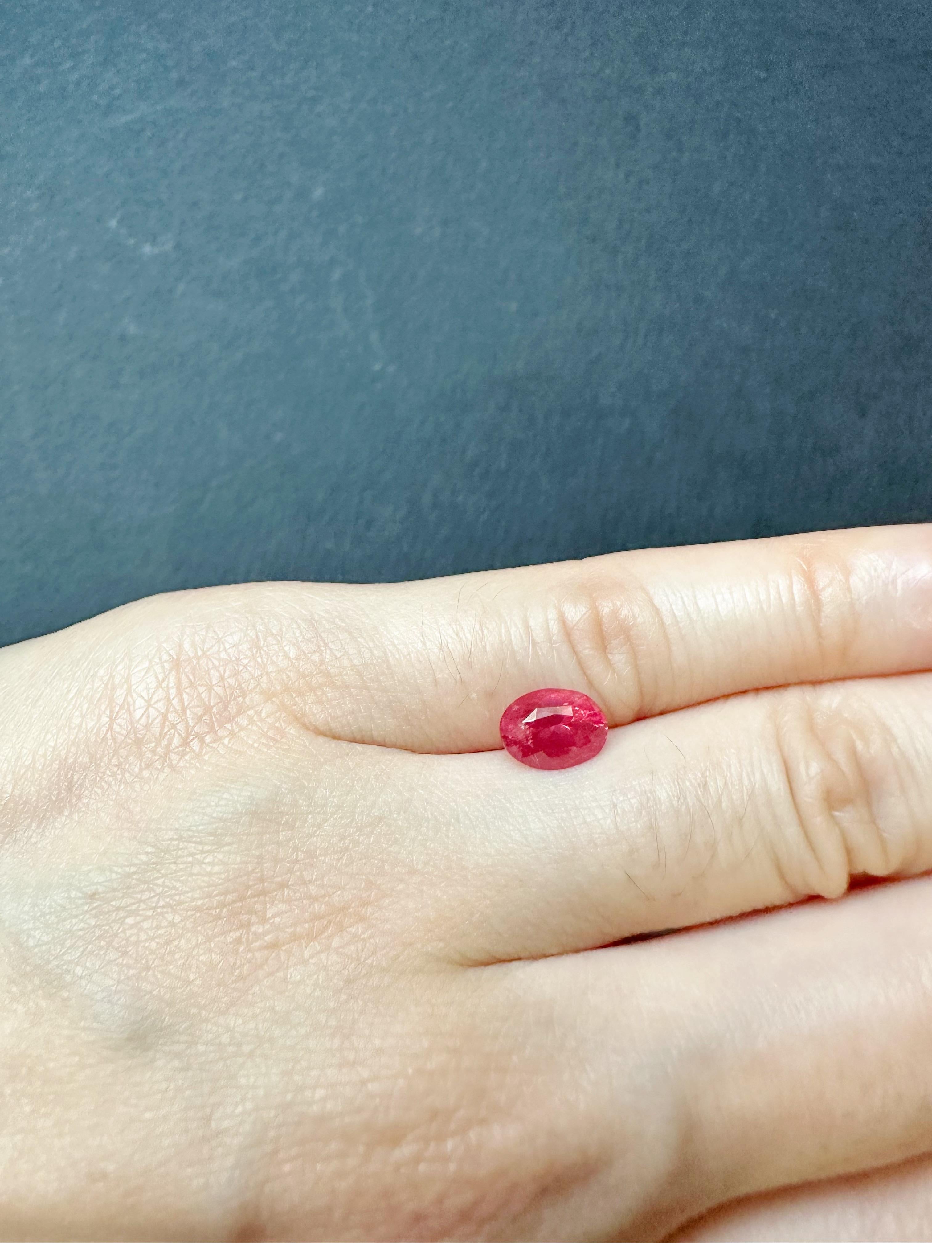 Certified Natural Orangy Red Mahenge Spinel Loose Stone, Great Neon Color Spinel For Sale 11
