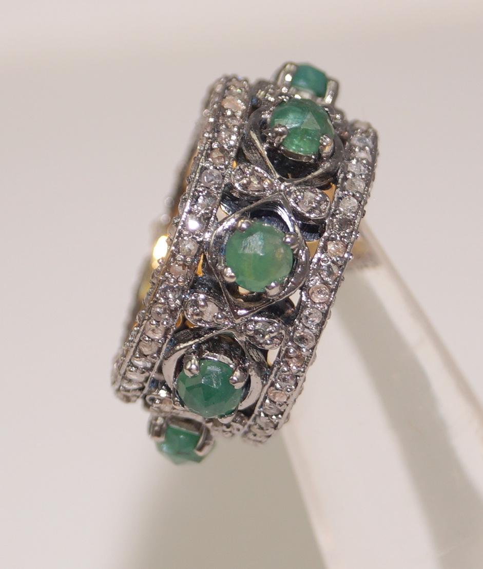 This beautiful eternity band consists of following:
Diamond type- Pave diamond
Diamond origin- Natural earth mined (Conflict free)
Diamond weight- 2.70ct
Metal- silver
Metal purity- 92.5% Pure silver (sterling silver)
Metal color- Oxidized look and