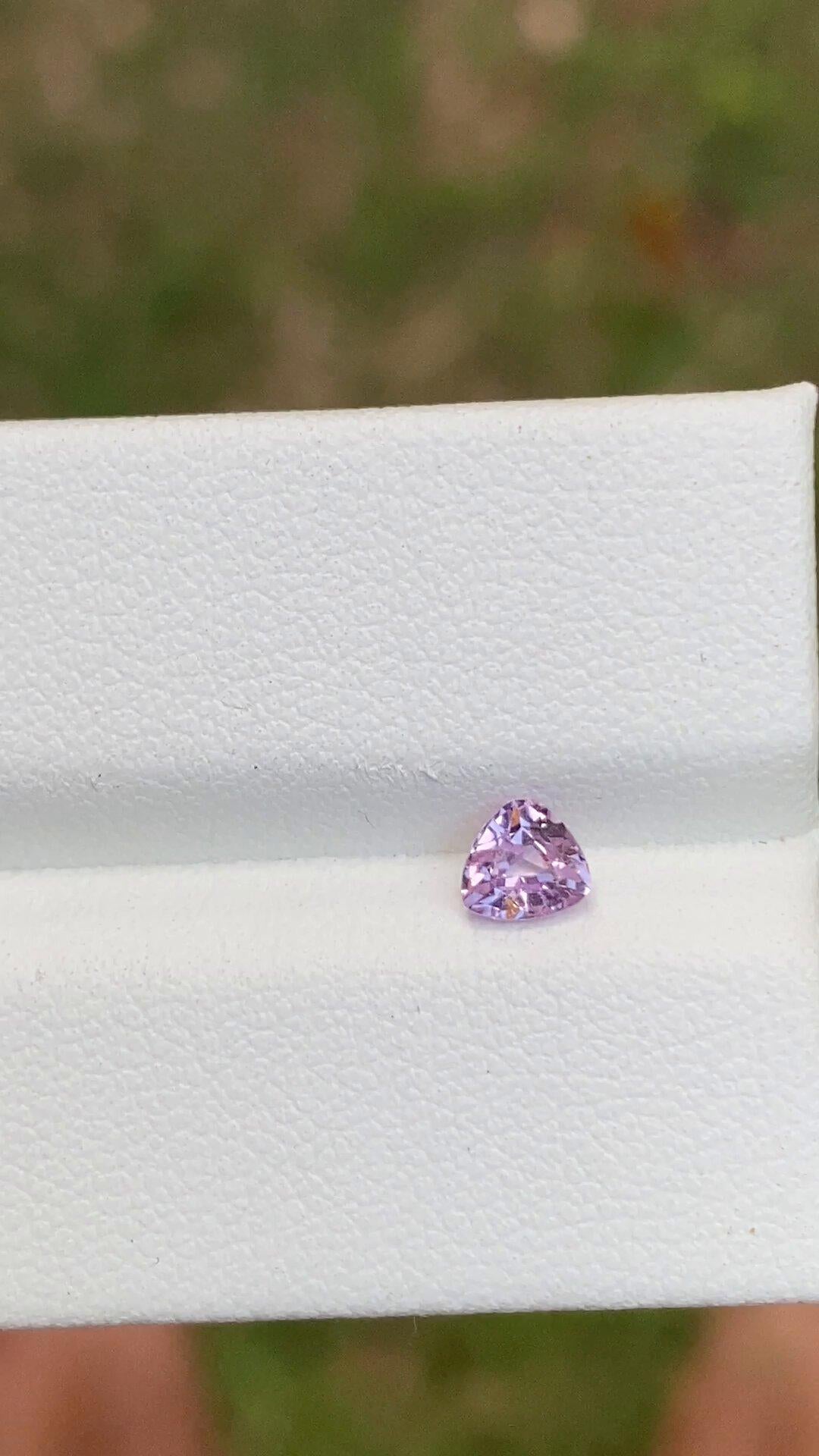 Natural Unheated Pink Sapphire, This exquisite gemstone originates from Ceylon (Sri Lanka), known for producing exceptional quality stones. 

• Variety: Pink Sapphire 
• Origin: Sri Lanka (Ceylon)
• Color(s): Baby pink
• Shape/Cutting Style: