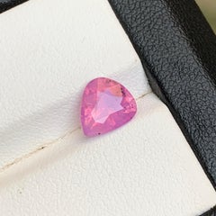 Certified Natural Purplish Pink Sapphire 1.95ct Pear Cut Loose Gemstone For Ring