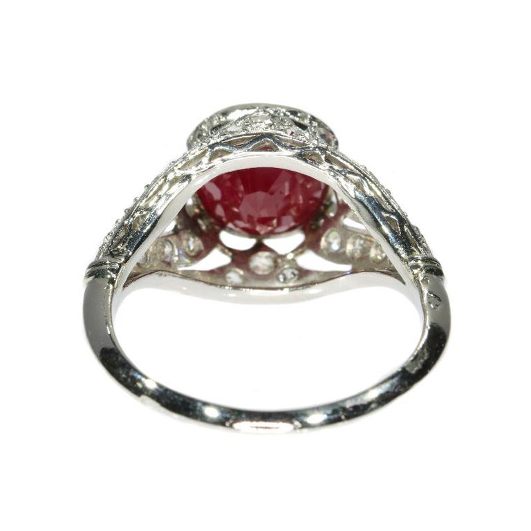 Certified Heat Treated Natural Ruby 3 19 Carat Diamond Certified Heat Treated Natural Ruby 3 19 Carat Diamond