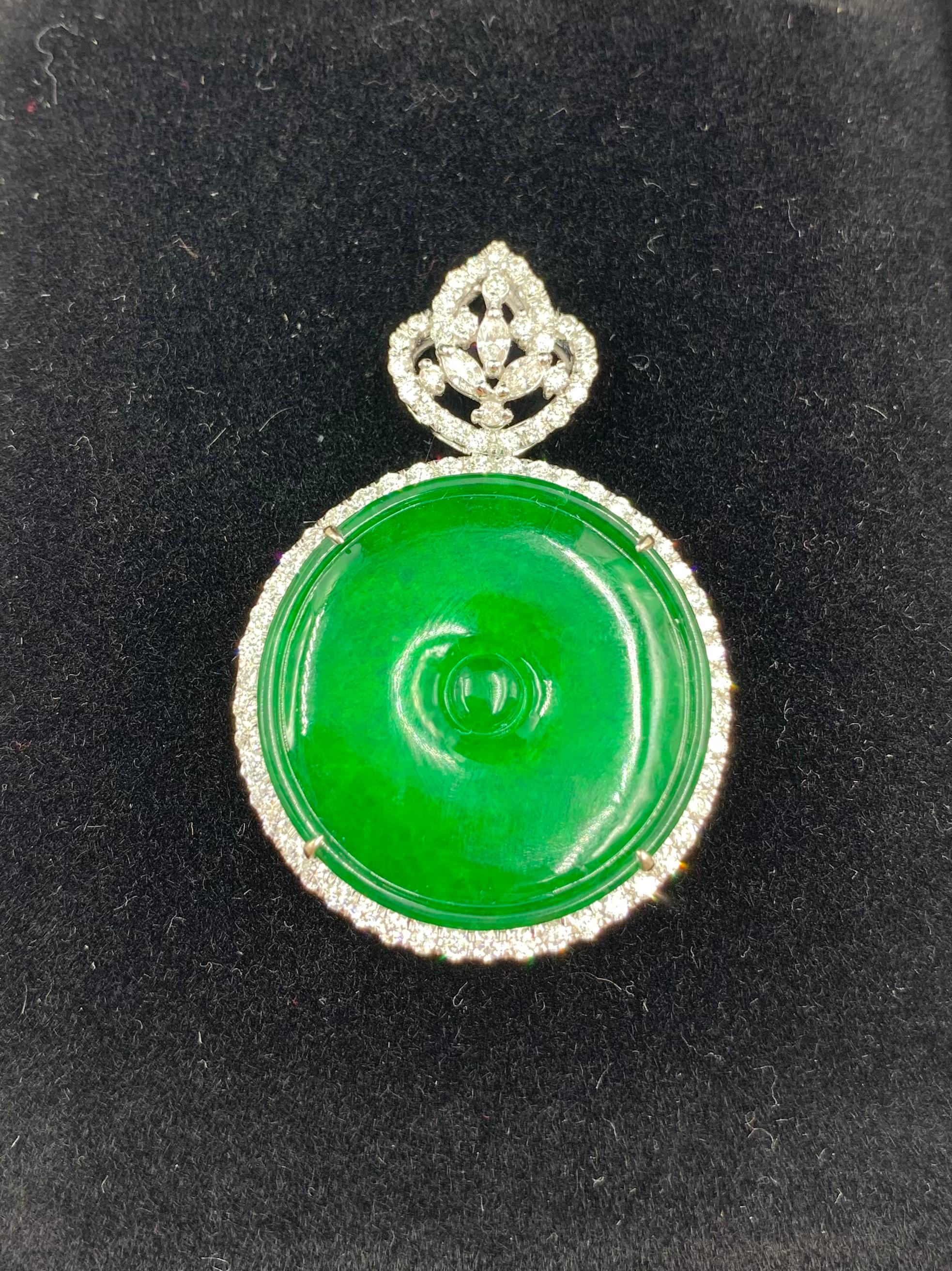 jade disc necklace