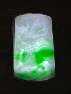 Certified Natural Type A Jade Decoration & Pendants, Lucky and Longevity
