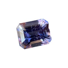 Certified Natural Unheated Lavender Violet Sapphire Good Fire Nearly Loupe Clean