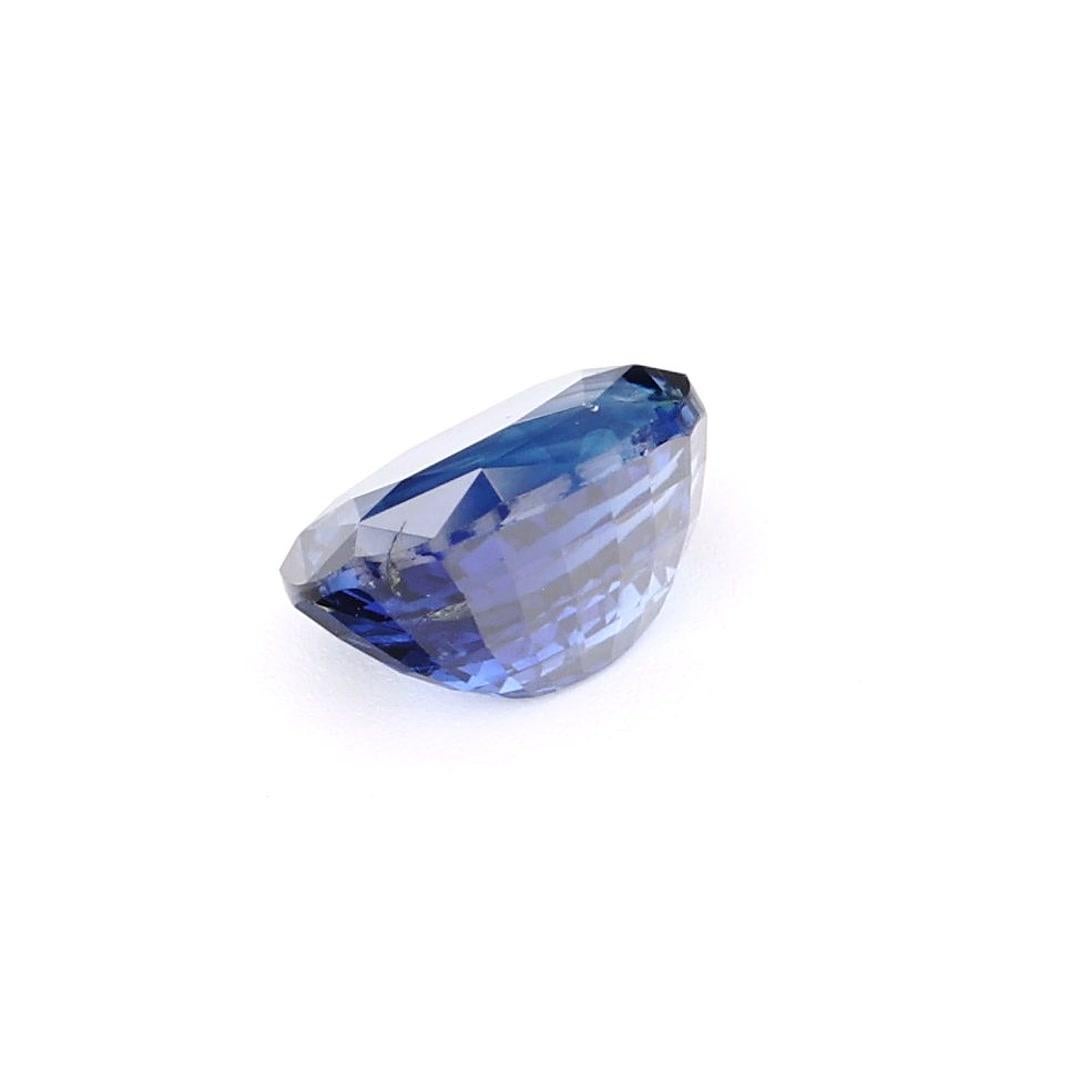 Certified Blue Sapphire Ceylon Origin Gemstone 1.05 Ct For Sale 1