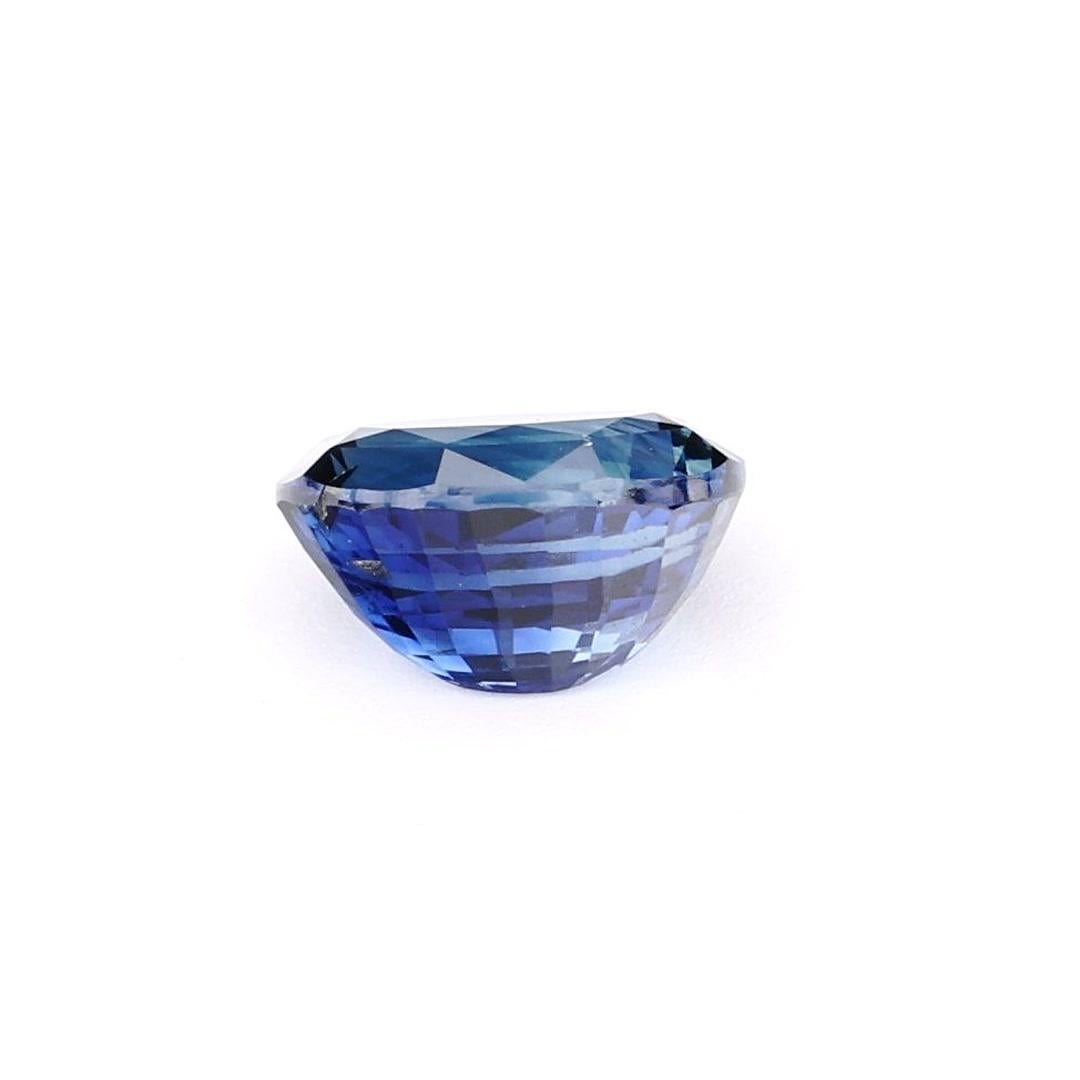 Certified Blue Sapphire Ceylon Origin Gemstone 1.05 Ct For Sale 2