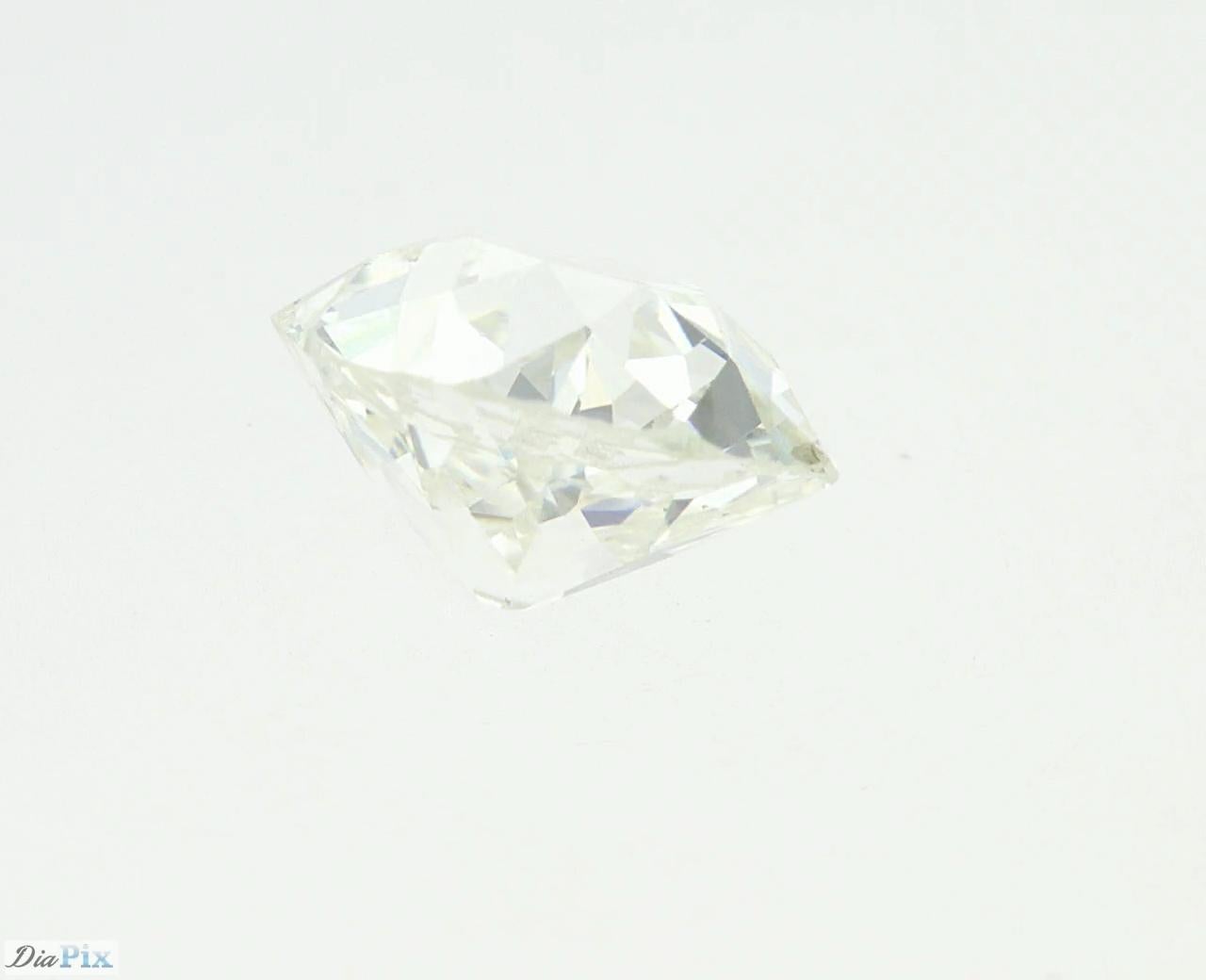 Diamant certifié taille vieille mine de 1,49 carat G SI1 5