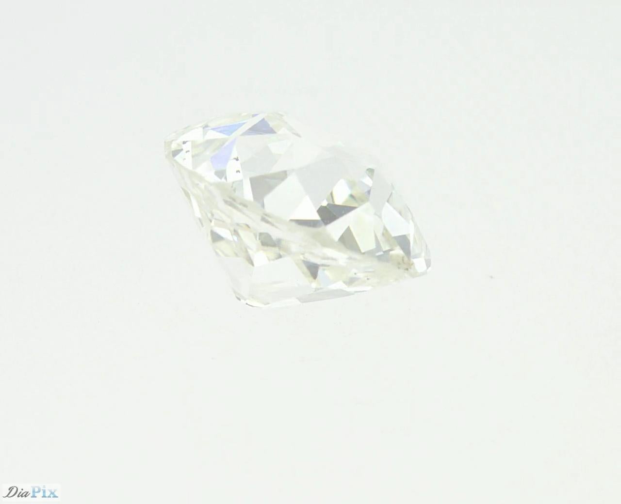 Certified Old Mine Cut Diamond, 1.49 Carat G SI1 For Sale 7