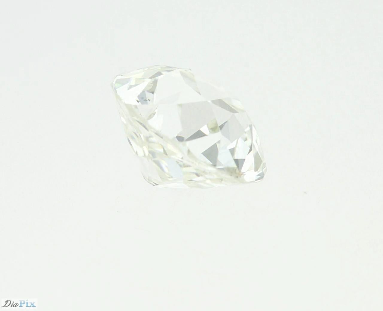 Diamant certifié taille vieille mine de 1,49 carat G SI1 7