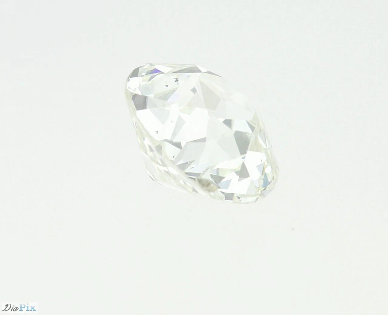 Diamant certifié taille vieille mine de 1,49 carat G SI1 8