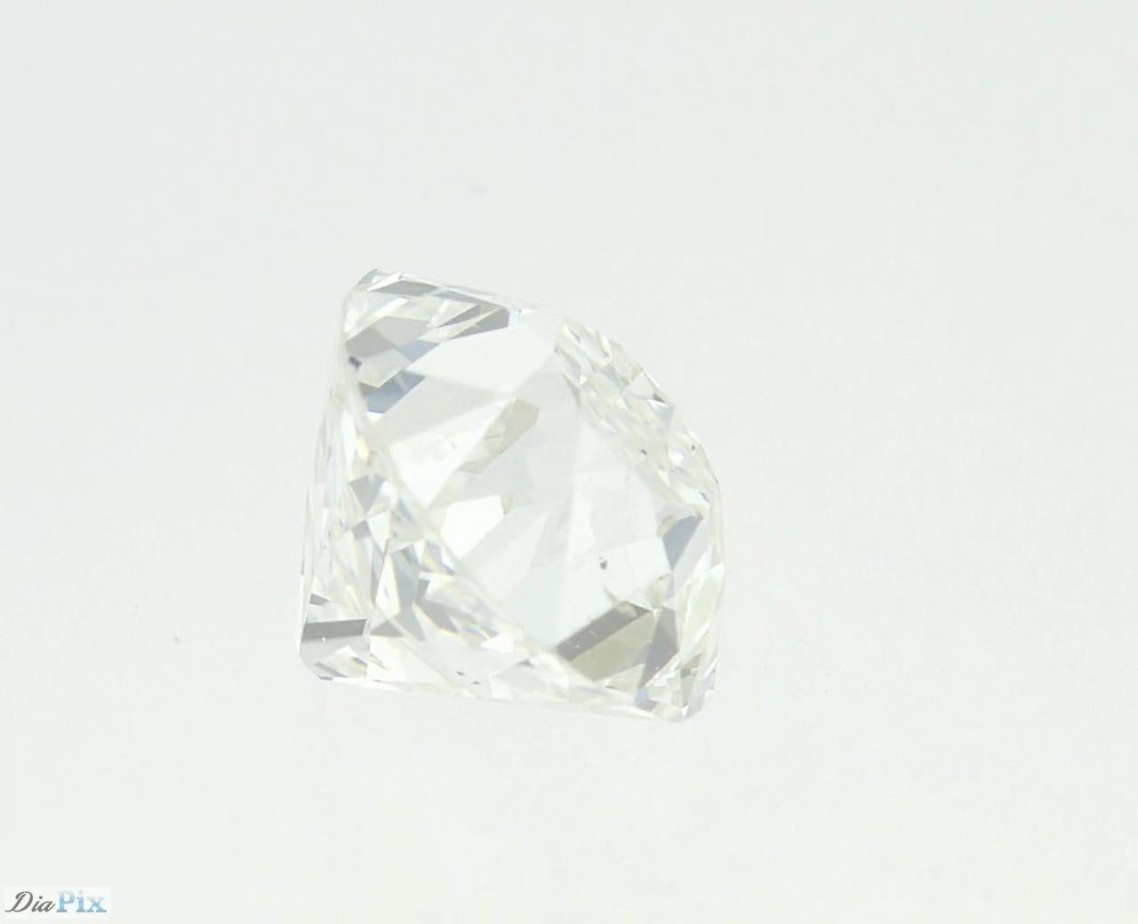 Certified Old Mine Cut Diamond, 1.73 Carat F VS2 7