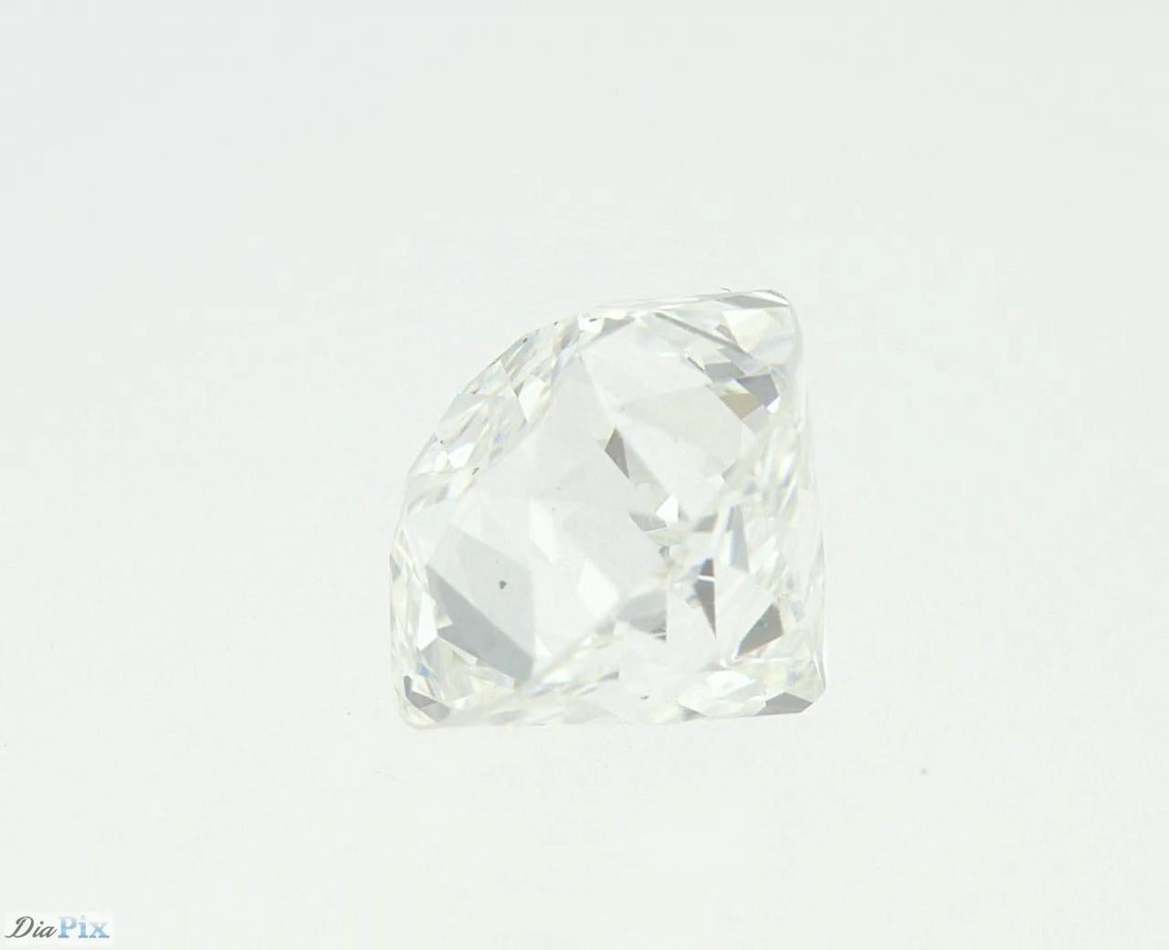 Certified Old Mine Cut Diamond, 1.73 Carat F VS2 1