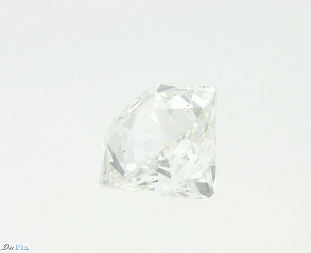 Certified Old Mine Cut Diamond, 1.73 Carat F VS2 2