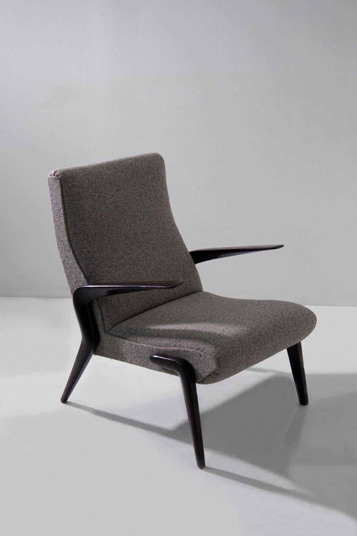 Italian Certified Osvaldo Borsani Armchairs, model P71