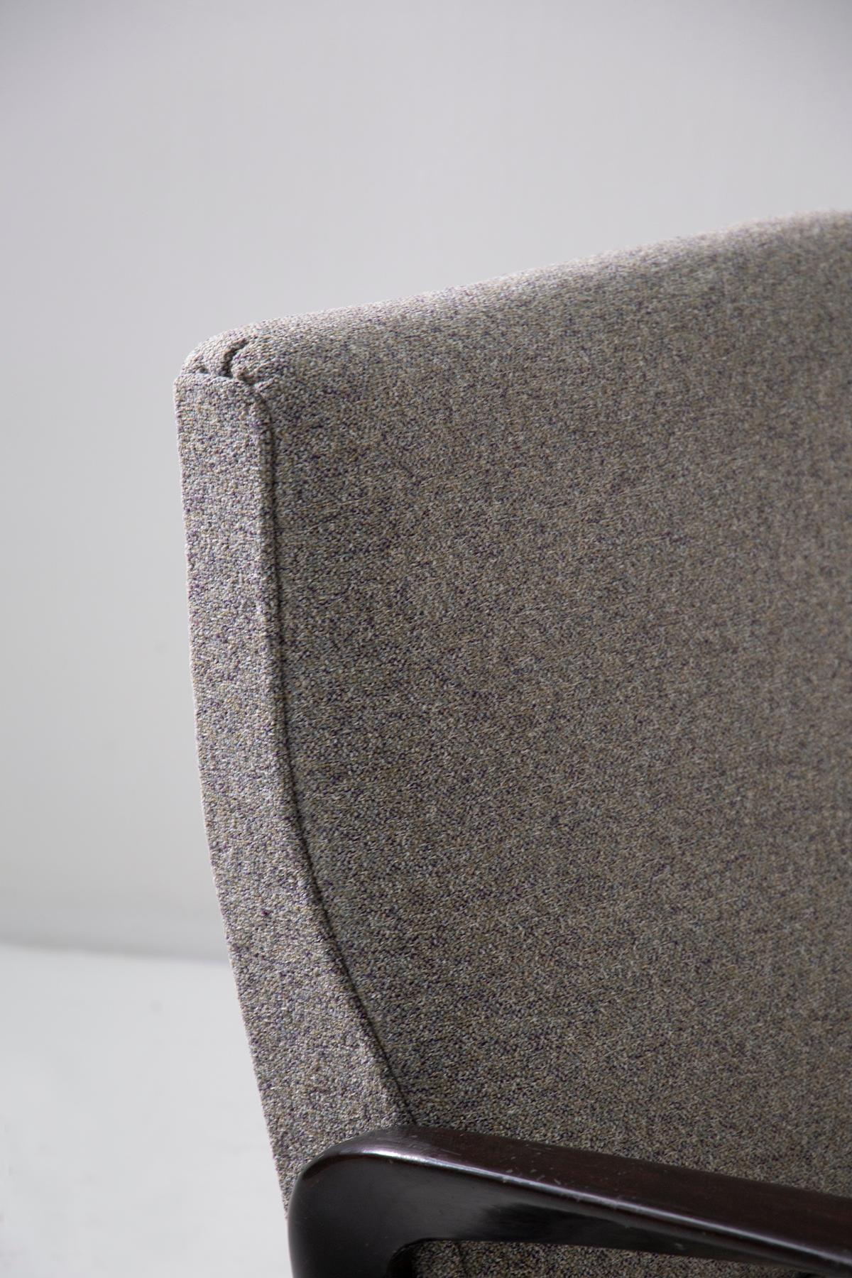 Mid-20th Century Certified Osvaldo Borsani Armchairs, model P71
