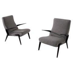 Certified Osvaldo Borsani Armchairs, model P71