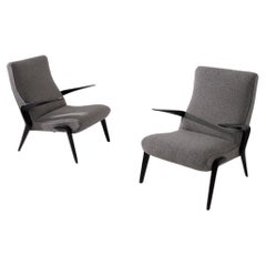 Certified Osvaldo Borsani Armchairs, model P71 