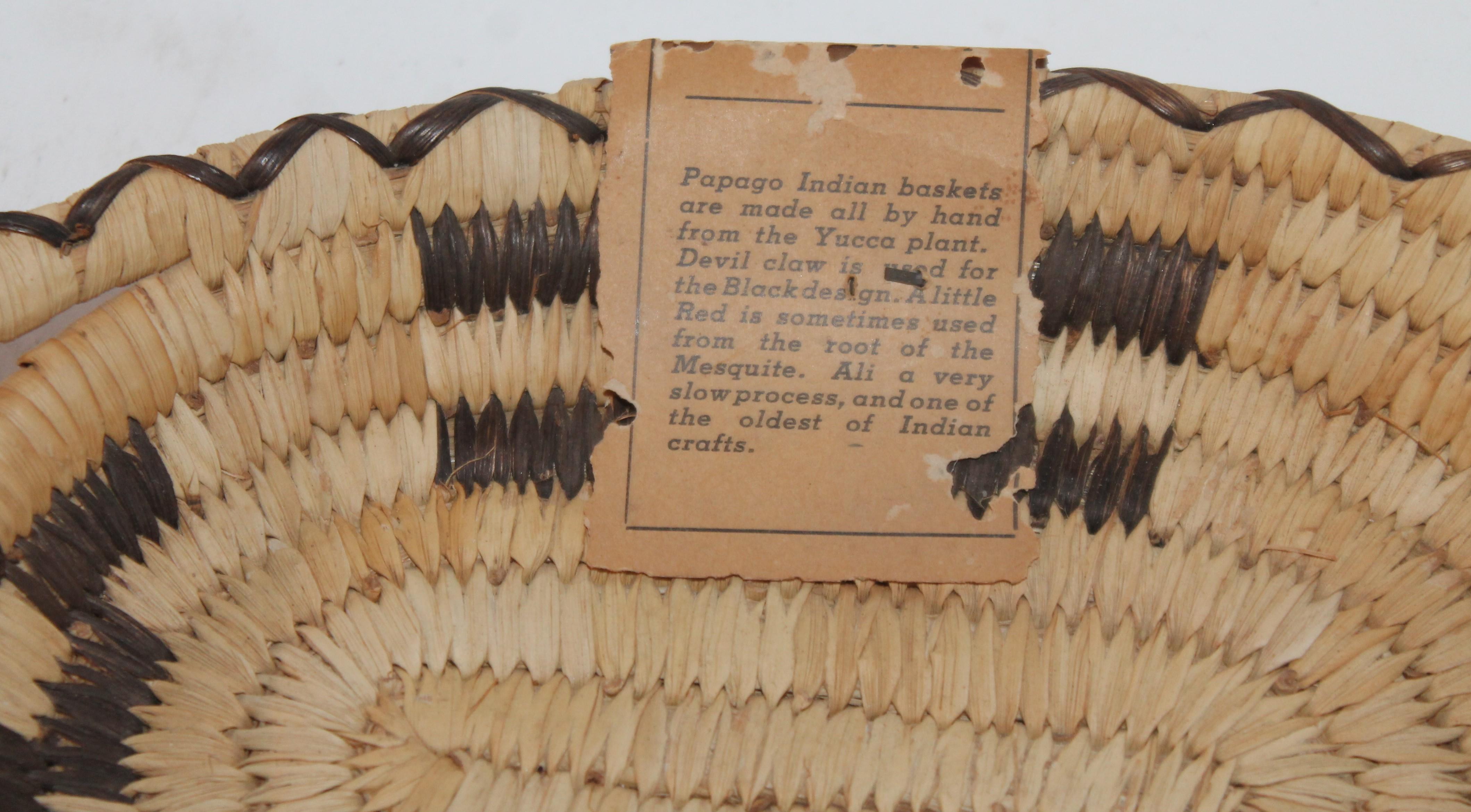 papago indian baskets