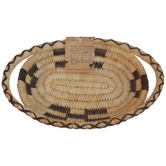 Retro Certified Papago Arizona Basket with the Original Papers