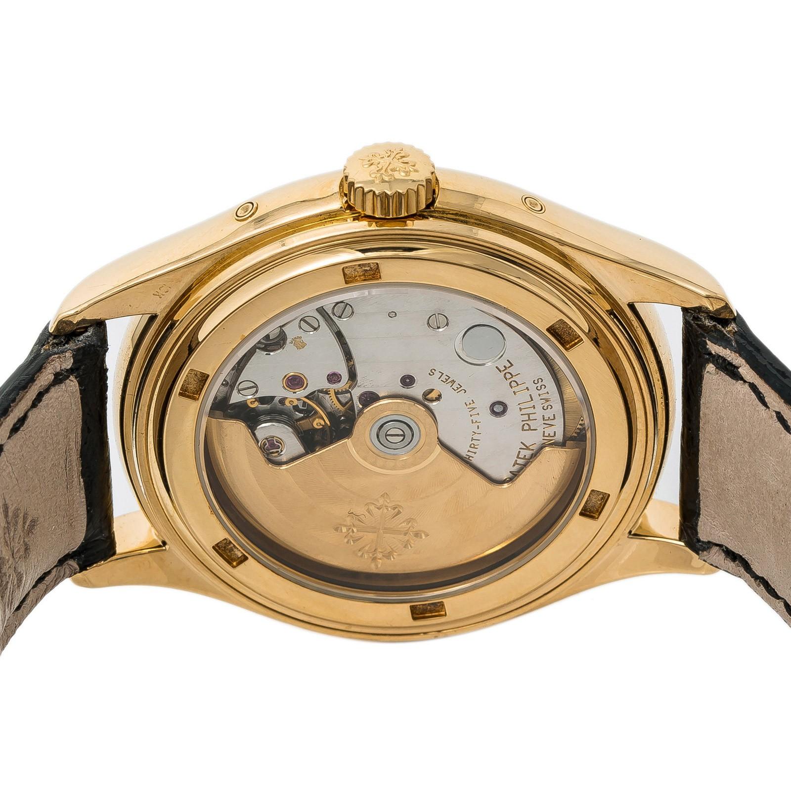 Certified: Patek Philippe Annual Calendar Mens Automatic Watch Cream Dial 18K YG 3