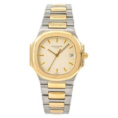 Certified: Patek Philippe Nautilus 3900/001 Women's Quartz Watch 18K YG & SS W/P